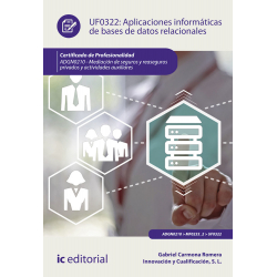 Aplicaciones informáticas de bases de datos relacionales. ADGN0210