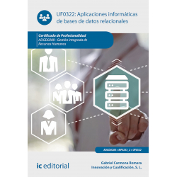 Aplicaciones informáticas de bases de datos relacionales. ADGD0208