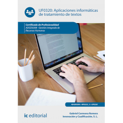 Aplicaciones informáticas de tratamiento de textos. ADGD0208