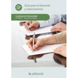 Instrucción en yoga. AFDA0311 - Guía para el docente y solucionarios