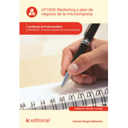 UF1820: Marketing y plan de negocio de la microempresa (2ª Ed.)