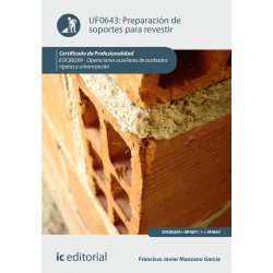 Preparación de soportes para revestir UF0643 (2ª Ed.)