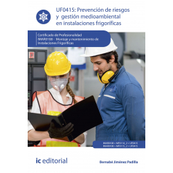 Prevención de riesgos y gestión medioambiental en instalaciones frigoríficas. IMAR0108